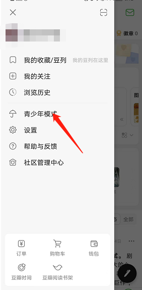 豆瓣青少年模式在哪